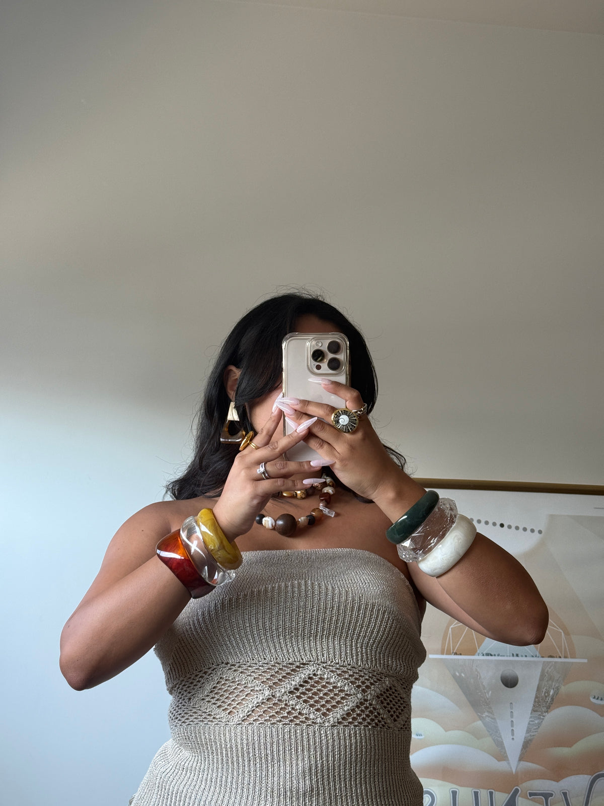 Concha Blanca Bangle